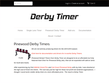 Tablet Screenshot of derbytimer.com